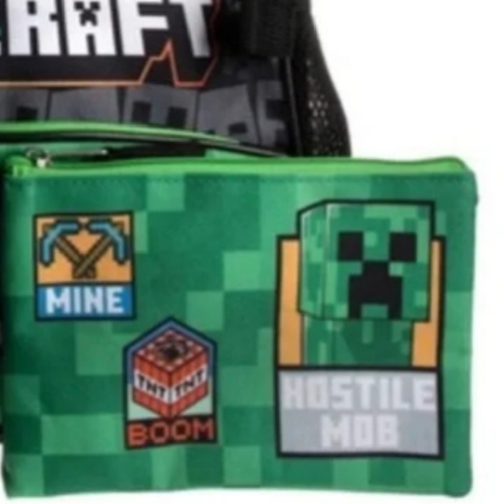 NEW Minecraft supply or pencil case NWT